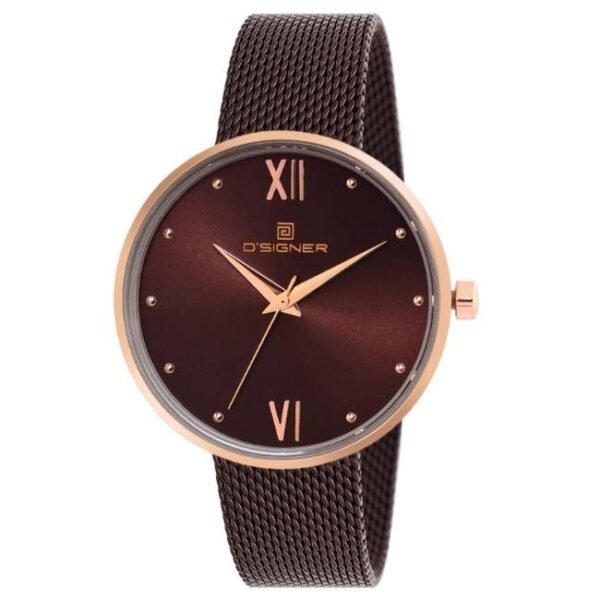 D'signer Analog Brown Dial Women's Watch 788RGBRNM.9L