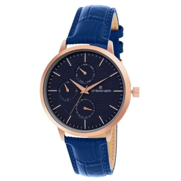 D'signer Analog Blue Dial Multifunction Men's Watch 792RGL.5G