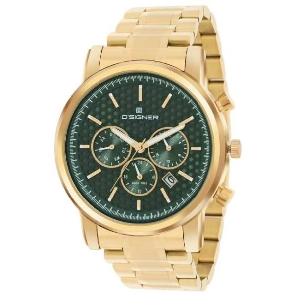D'signer Analog Green Dial Multifunction Men's Watch 795GM.16G