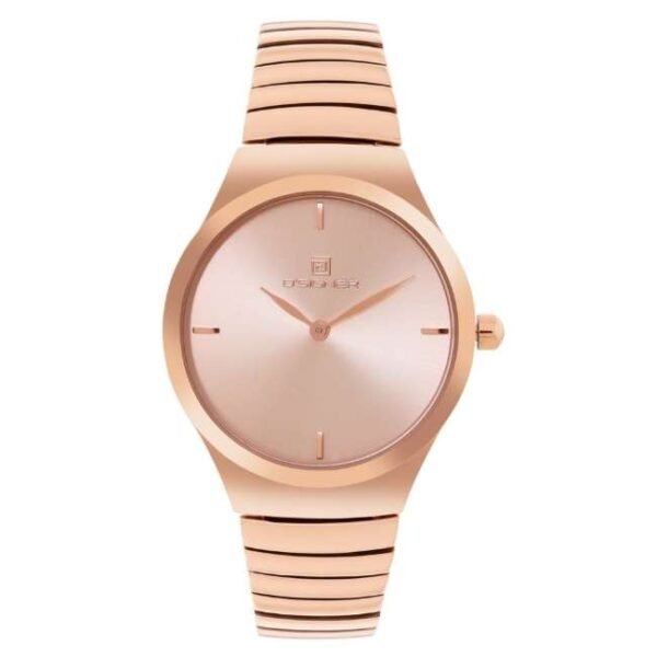 D'signer Analog Rose Gold Dial Women's Watch 812GM.4L