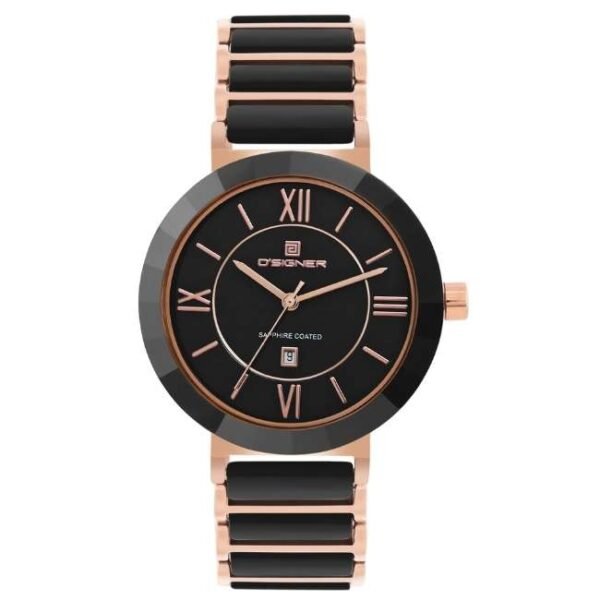 D'signer Analog Black Dial Women's Watch 815RGBCRM.3L