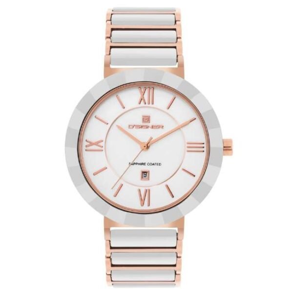D'signer Analog White Dial Men's Watch 815RGWCRM.6G