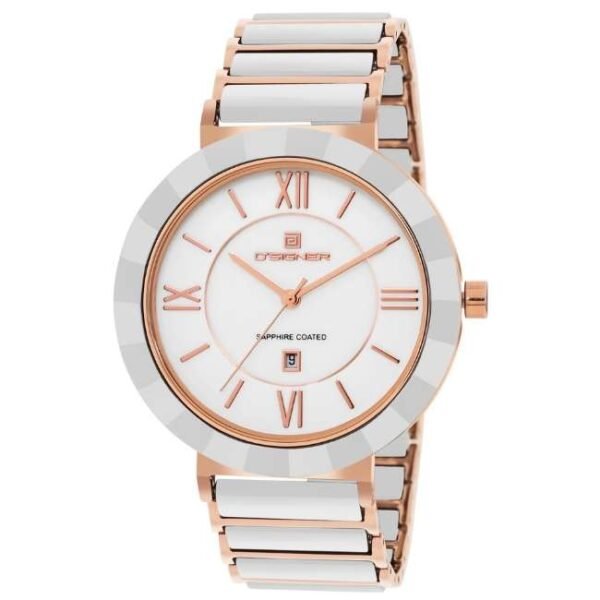D'signer Analog White Dial Men's Watch 815RGWCRM.6G