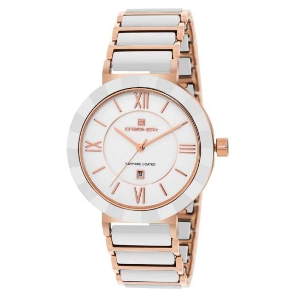 D'signer Analog White Dial Women's Watch 815RGWCRM.6L