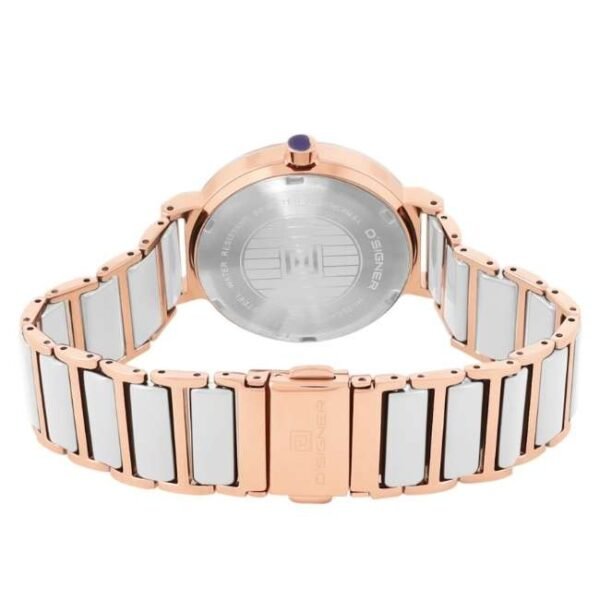 D'signer Analog White Dial Women's Watch 815RGWCRM.6L