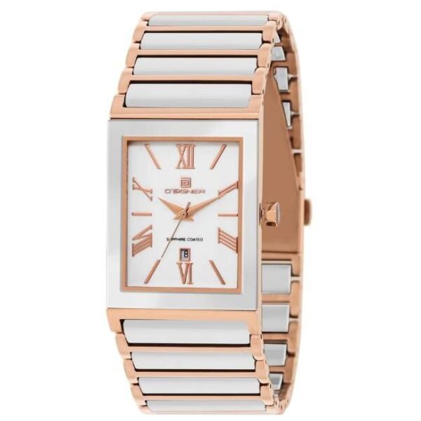 D'signer Analog White Dial Men's Watch 817RGWCRM.2G