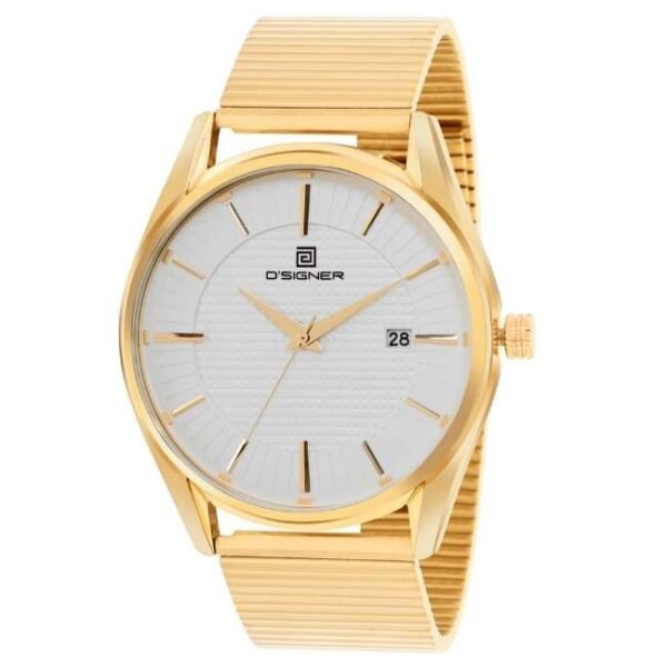 D'signer Analog White Dial Dated Men's Watch 821GM.1G