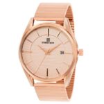D'signer Analog Rose Gold Dial Dated Men's Watch 821RGM.11G