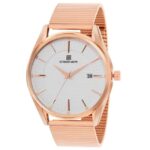 D'signer Analog White Dial Dated Men's Watch 821RGM.2G