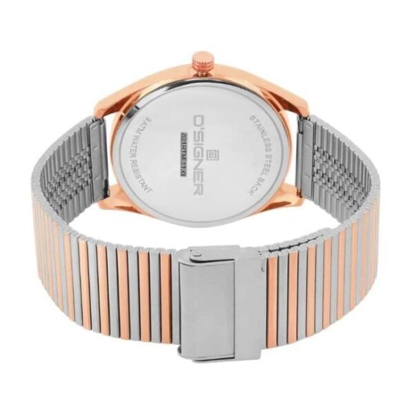 D'signer Analog Rose Gold Dial Dated Men's Watch 821RTM.11G