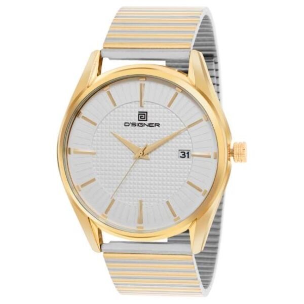 D'signer Analog White Dial Dated Men's Watch 821TM.1G