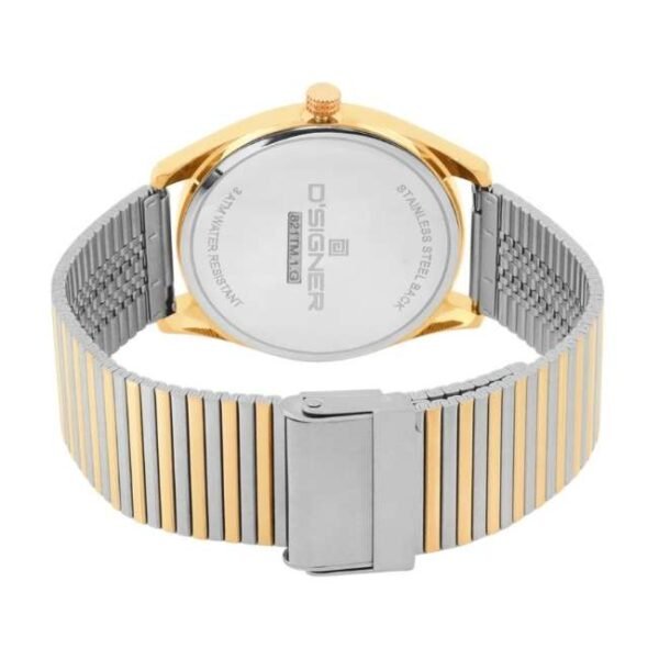 D'signer Analog White Dial Dated Men's Watch 821TM.1G