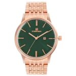 D'signer Analog Green Dial Dated Men's Watch 829RGM.16G