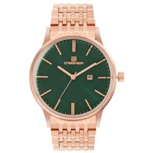 D'signer Analog Green Dial Dated Men's Watch 829RGM.16G