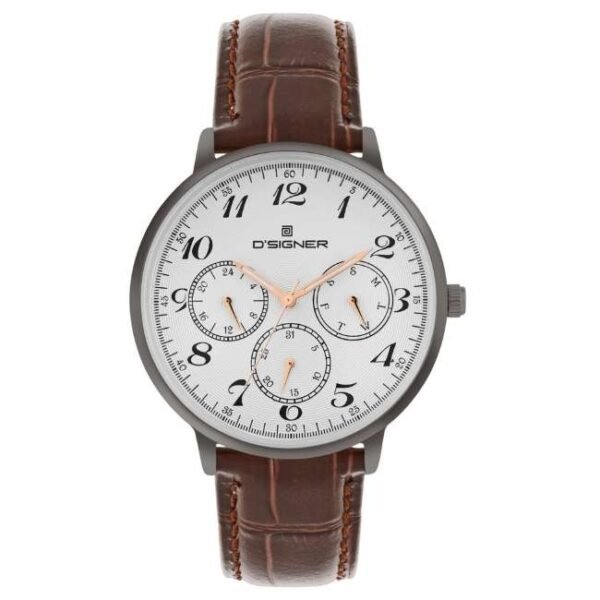 D'signer Analog White Dial Multifunction Men's Watch 838GNL.1G