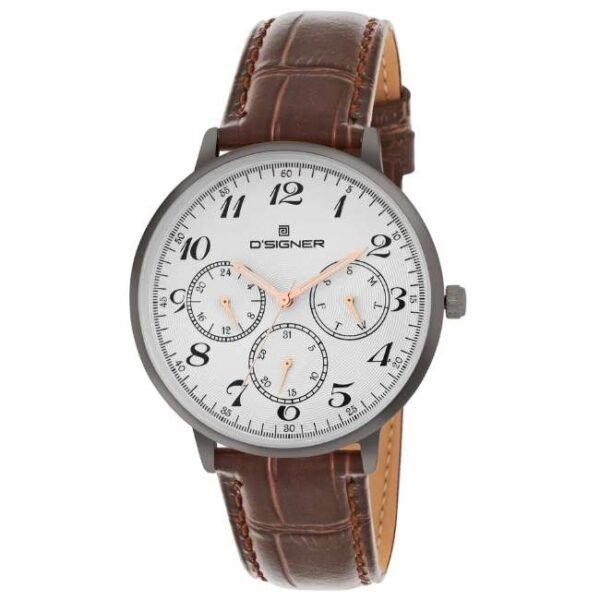 D'signer Analog White Dial Multifunction Men's Watch 838GNL.1G