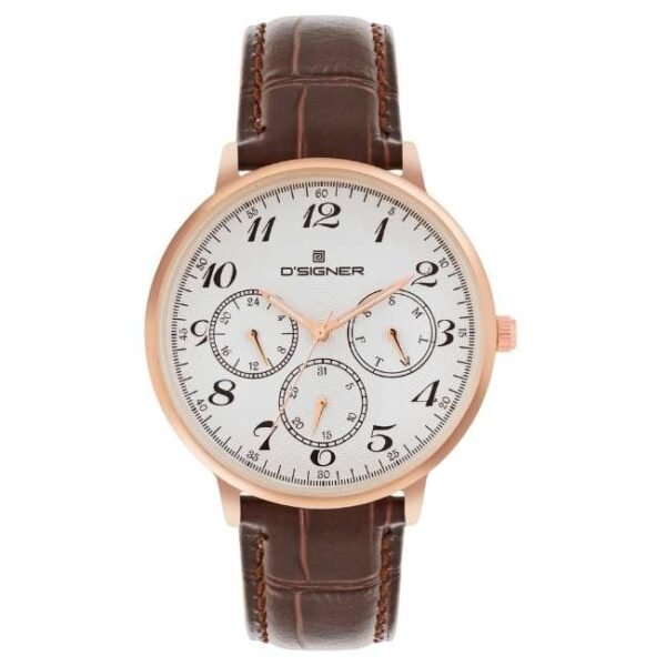 D'signer Analog White Dial Multifunction Men's Watch 838RGL.1G