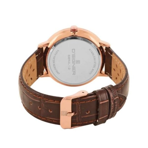 D'signer Analog White Dial Multifunction Men's Watch 838RGL.1G