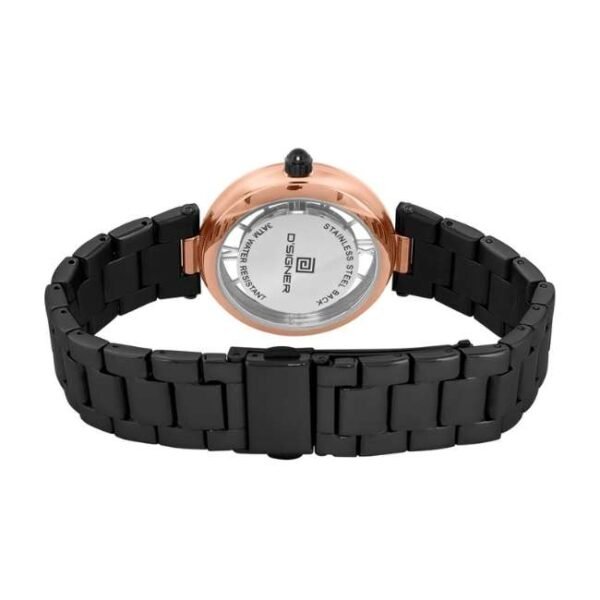 D'signer Analog Black Sunray Dial Women's Watch 839RGBM.3L