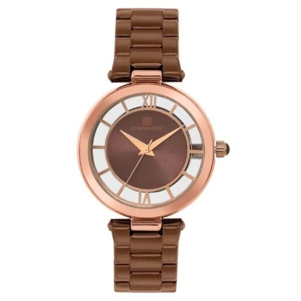 D'signer Analog Brown Sunray Dial Women's Watch 839RGBRNM.9L