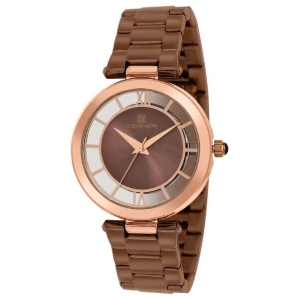 D'signer Analog Brown Sunray Dial Women's Watch 839RGBRNM.9L