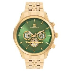 D'signer Green Dial Analog Chronograph Men Watch - 857GM.16G