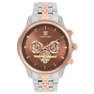 D'signer Brown Dial Analog Chronograph Men Watch - 857RTM.9G