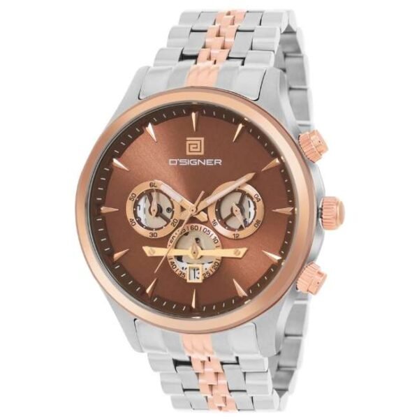 D'signer Brown Dial Analog Chronograph Men Watch - 857RTM.9G