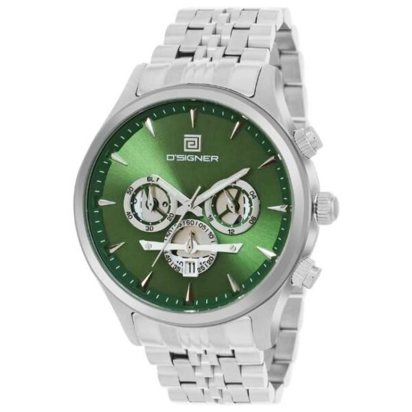 D'signer Green Dial Analog Chronograph Men Watch - 857SM.16G