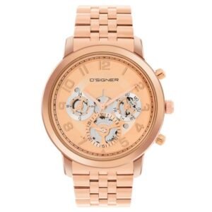 D'signer Rose Gold Dial Analog Multi Function Men Watch - 868RGM.11G