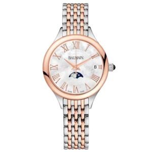 Balmain Balmain de Balmain II Moon Phase White Dial Quartz Watch - B49183382