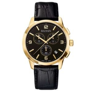 Balmain Madrigal Chrono Gent Black Dial Chronograph Watch - B74803264