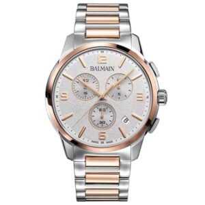 Balmain Madrigal Chrono Gent Silver Dial Chronograph Watch - B74883324