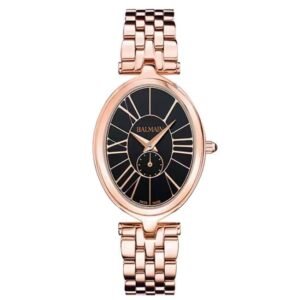 Balmain Haute Elegance Oval Black Dial Quartz Watch - B81193362