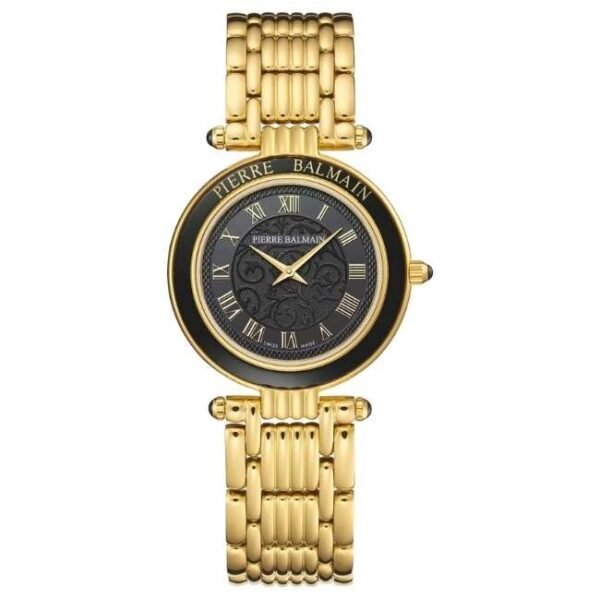 Balmain Haute Elegance Vintage Black Dial Quartz Watch - B81373362