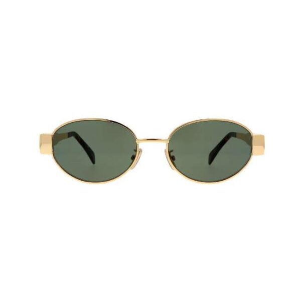 Celine Women Oval Gold Sunglasses - CL40235U 30N