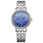 Citizen Women Blue Dial Eco-Drive Watch - EL3100-55N