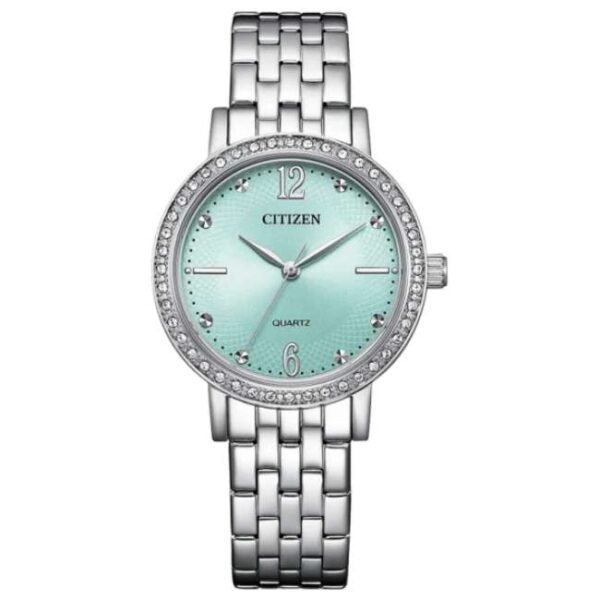 Citizen Women Turquoise Dial Quartz Watch - EL3100-55X