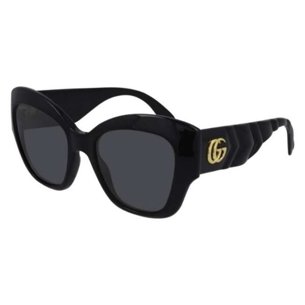 Gucci Black Frame Women Sunglasses - GG0808S-001 53