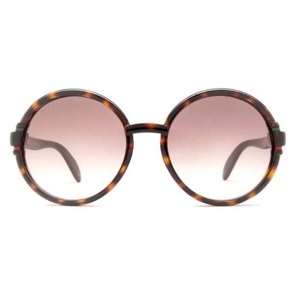 Gucci Havana Frame Women Sunglasses - GG1067S-002 58