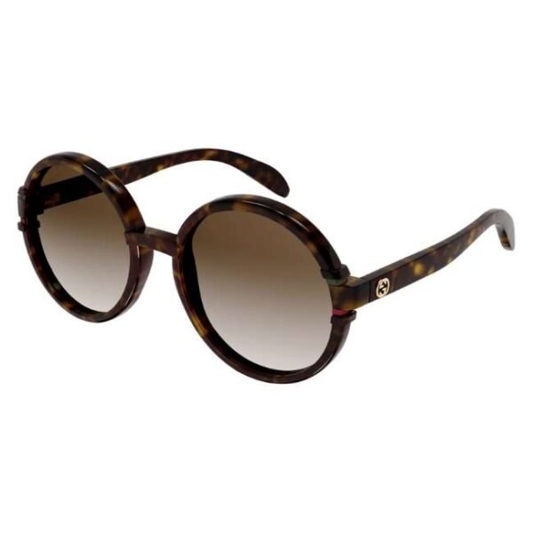 Gucci Havana Frame Women Sunglasses - GG1067S-002 58