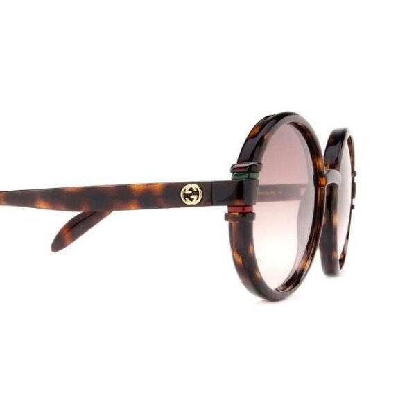 Gucci Havana Frame Women Sunglasses - GG1067S-002 58