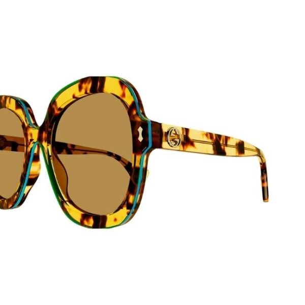 Gucci Havana Frame Women Sunglasses - GG1240S-003 57