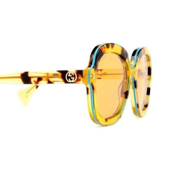 Gucci Havana Frame Women Sunglasses - GG1240S-003 57