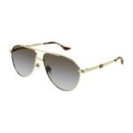 Gucci Gold Frame Men Sunglasses - GG1440S 004 59