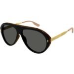 Gucci Gold Frame Men Sunglasses - GG1515S 001 61