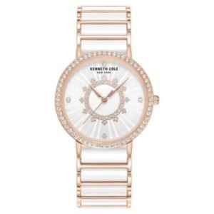 Kenneth Cole Automatic White Dial Women Watch - KCWLG0062601LD