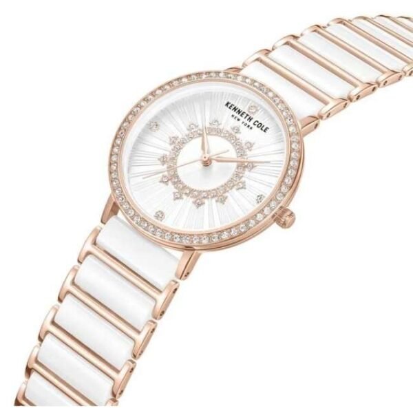 Kenneth Cole Automatic White Dial Women Watch - KCWLG0062601LD