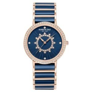 Kenneth Cole Quartz Blue Dial Women Watch - KCWLG0062602LD