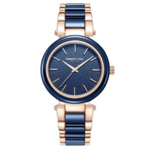 Kenneth Cole Quartz Blue Dial Women Watch - KCWLG0062701LD